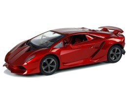 Auto Sportowe R/C 1:18 Lamborghini Sesto Elemento Czerwone 2.4 G Światła
