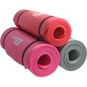 Mata fitness NBR antypoślizgowa czerwona i torba Eb fit